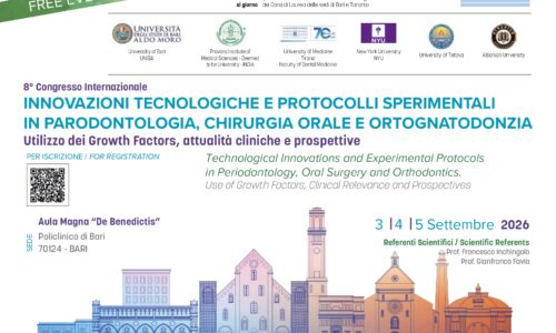VIII Congresso Internazionale – Innovazioni Tecnologiche e protocolli sperimentali in parodontologia, chirurgia orale e ortognatodonzia